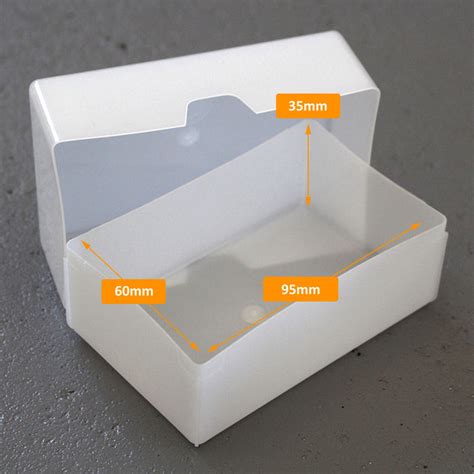 visiting card box plastic.